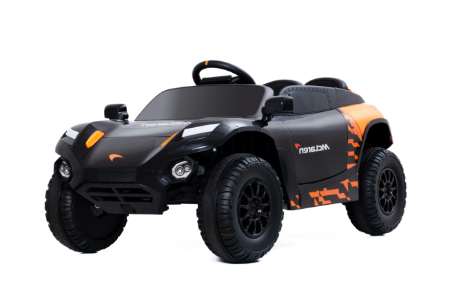 McLaren Rally Extreme 24v Ride on Car with Leather Seat EVA Wheels and Remote - Orange