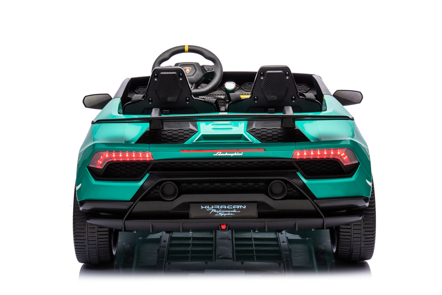 Licensed Lamborghini Huracan 2 Seater 24V Kids Ride on Car Two Seat - Green