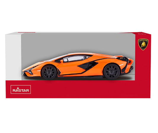 58900 Rastar Lamborghini Sian Die cast 1:43 Scale Toy Car - Orange
