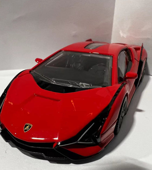 58900 Rastar Lamborghini Sian Die cast 1:43 Scale Toy Car - Red