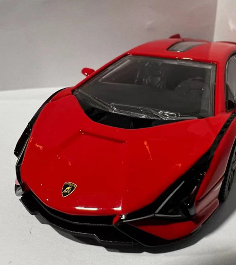 58900 Rastar Lamborghini Sian Die cast 1:43 Scale Toy Car - Red