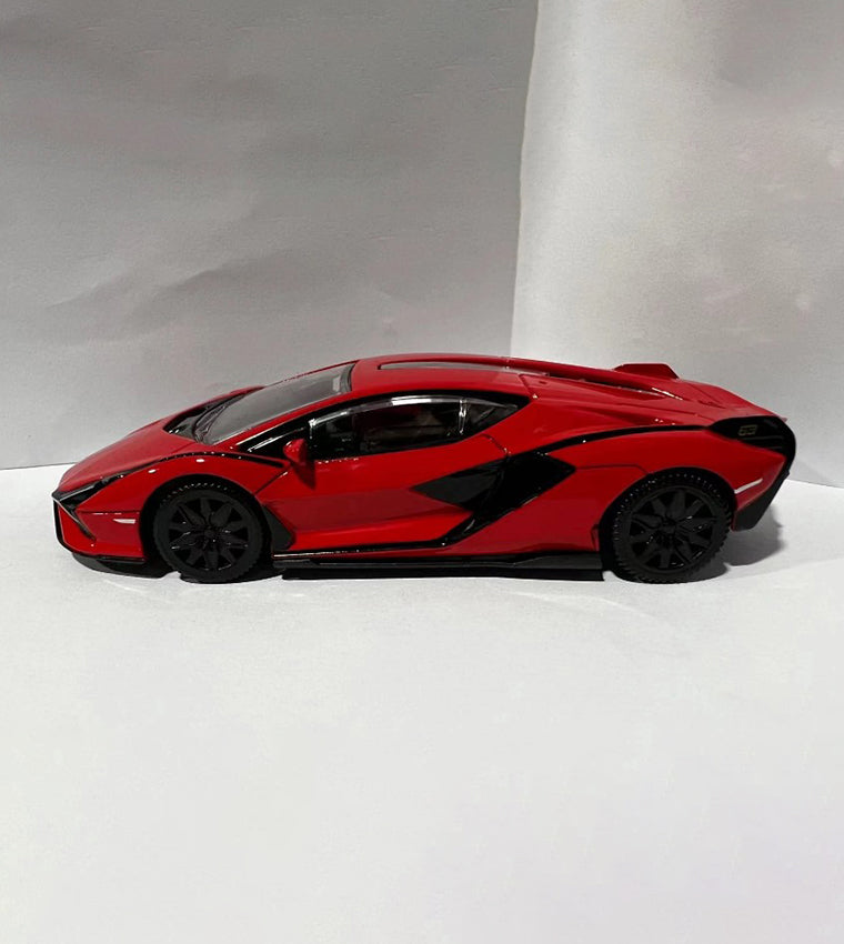 58900 Rastar Lamborghini Sian Die cast 1:43 Scale Toy Car - Red