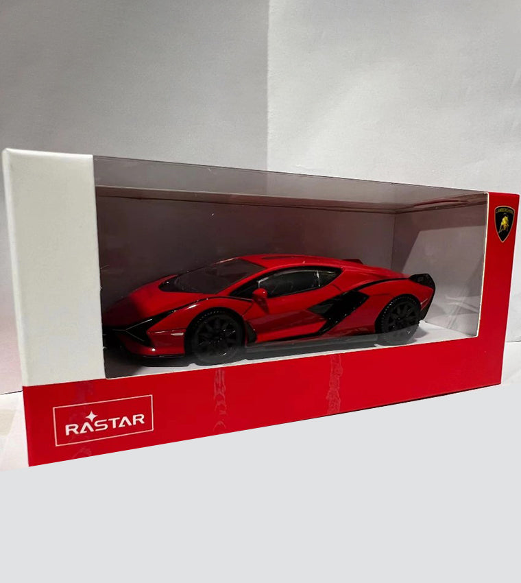 58900 Rastar Lamborghini Sian Die cast 1:43 Scale Toy Car - Red
