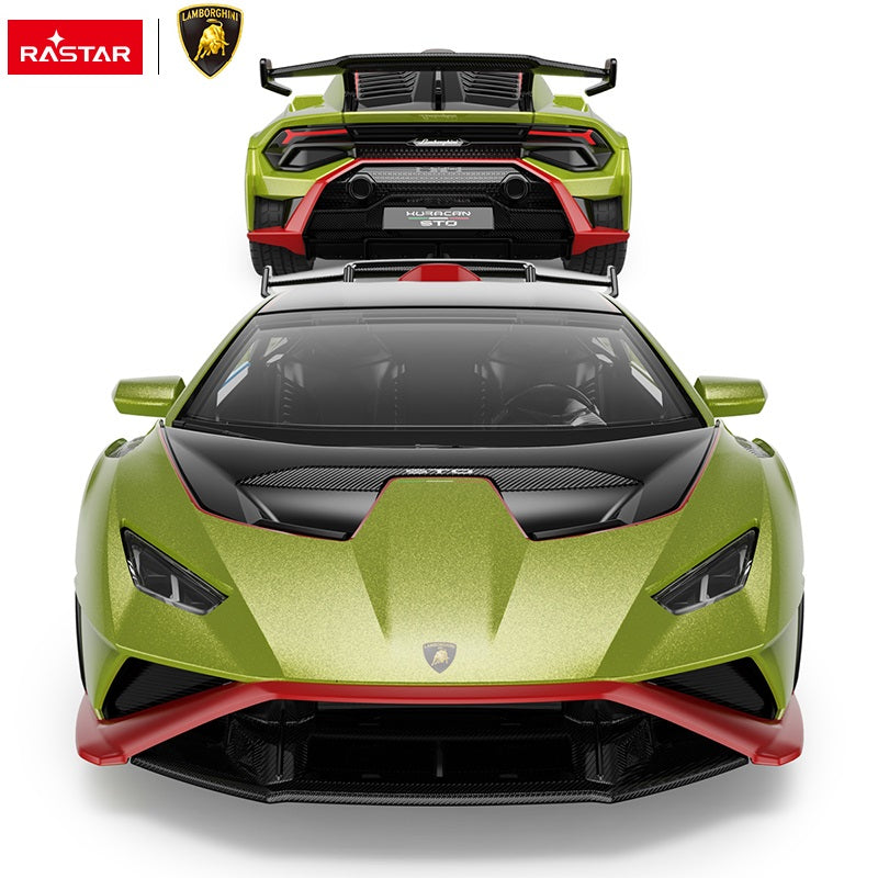 64300 Rastar Lamborghini Huracan STO Die cast 1:32 Toy Car Open Doors - Green