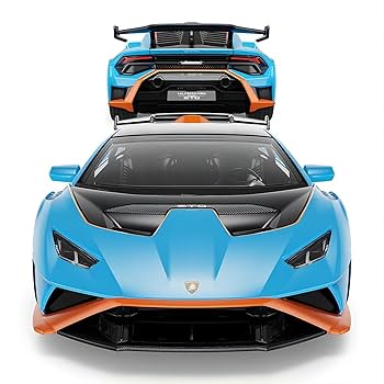 64640 Rastar Lamborghini Huracan STO Die cast 1:43 Scale Toy Car - Blue
