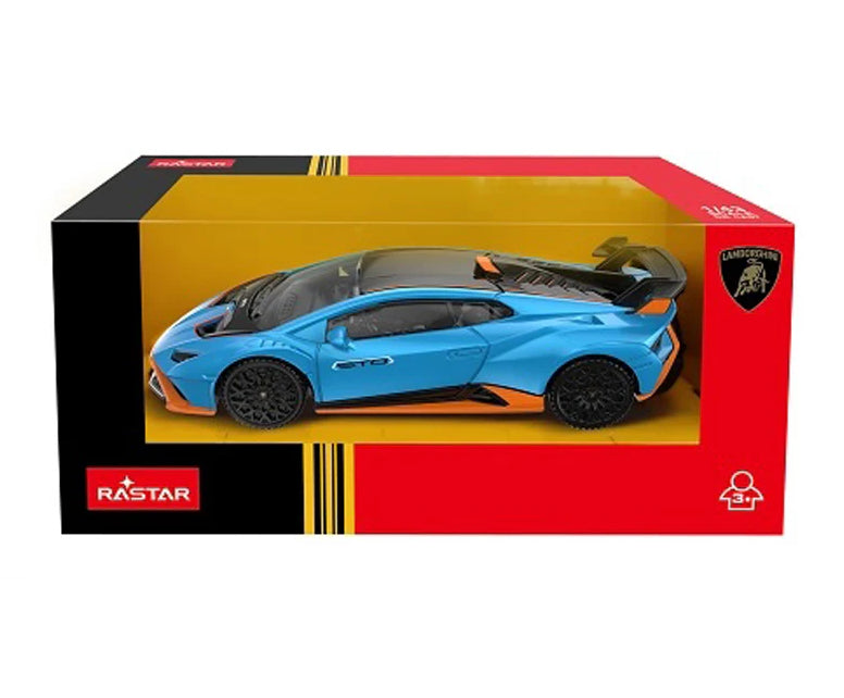 64640 Rastar Lamborghini Huracan STO Die cast 1:43 Scale Toy Car - Blue