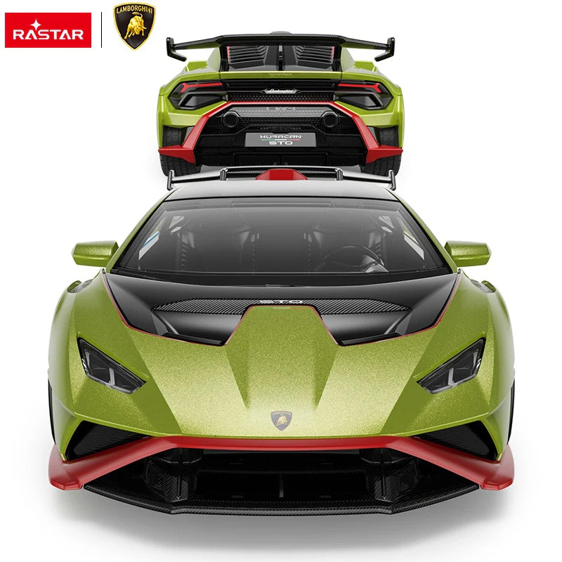 64640 Rastar Lamborghini Huracan STO Die cast 1:43 Scale Toy Car - Green