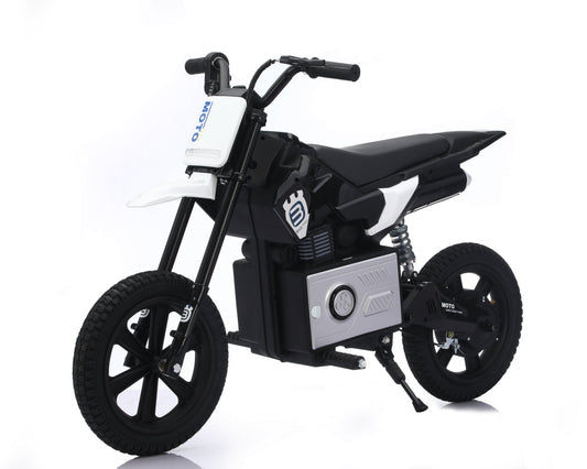Ride on 36V Kids Electric Motorbike 300W Motor 25KMPH Twist Grip Throttle - Black