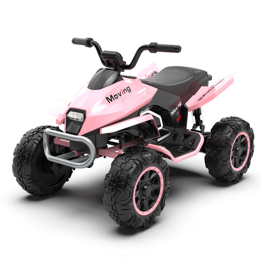 24V Kids Ride on Quad Bike ATV 2x200W Motors EVA Wheels Light Pink
