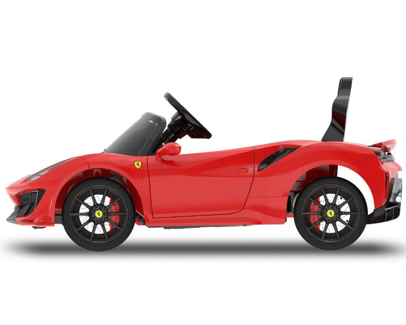 Licensed Ferrari 488 Pista Spider 12V Kids Ride on Car With Remote - Red