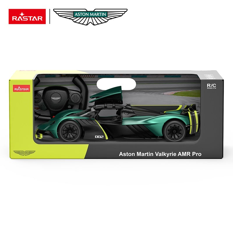 92100 Rastar RC 1:14 Aston Martin Valkyrie AMR Pro Kids Remote Toy Car - Dark Green
