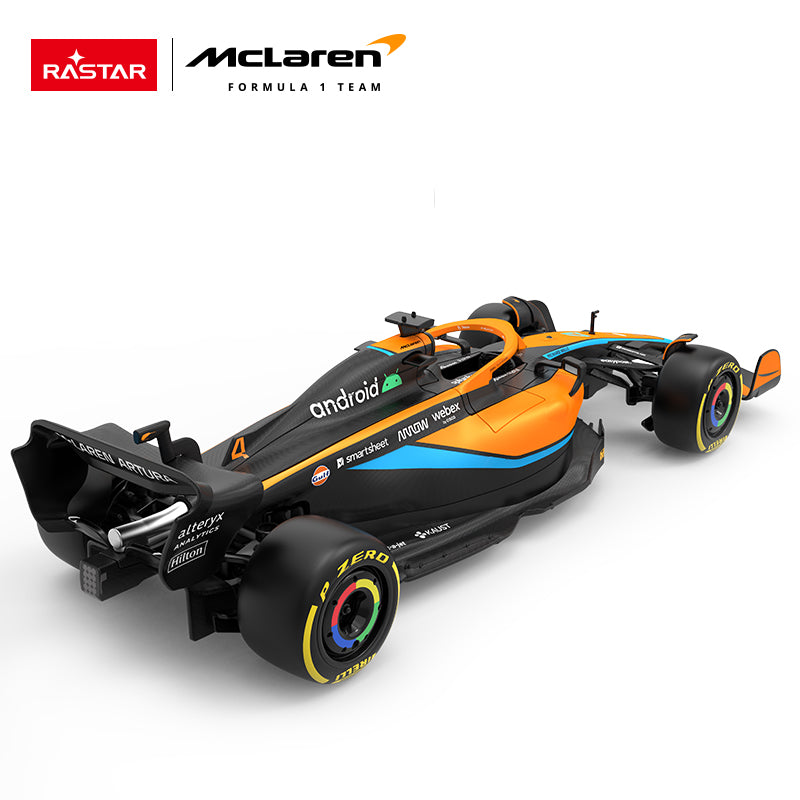 93300 Rastar RC 1:18 Scale McLaren F1 MCL36 Kids Remote Control Toy Car - Orange