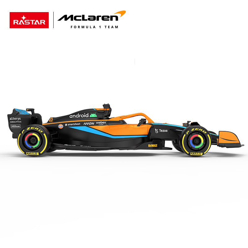 93300 Rastar RC 1:18 Scale McLaren F1 MCL36 Kids Remote Control Toy Car - Orange