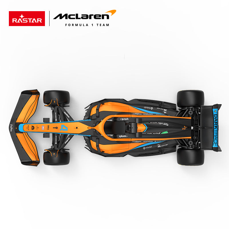 93300 Rastar RC 1:18 Scale McLaren F1 MCL36 Kids Remote Control Toy Car - Orange