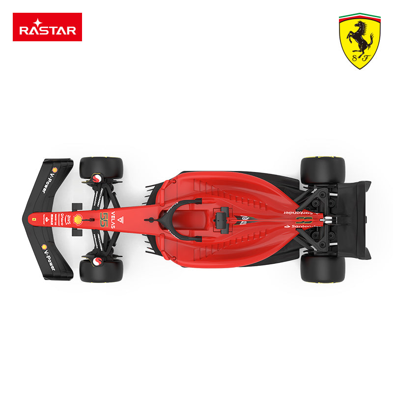 93400 Rastar RC 1:18 Scale Ferrari F1 75 Kids Remote Control Toy Car - Red