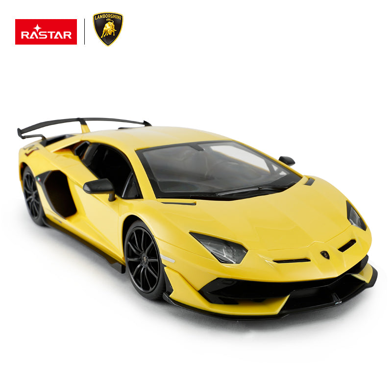 96000 Rastar RC 1:14 Aventador SVJ Kids Remote Control Toy Car - Yellow