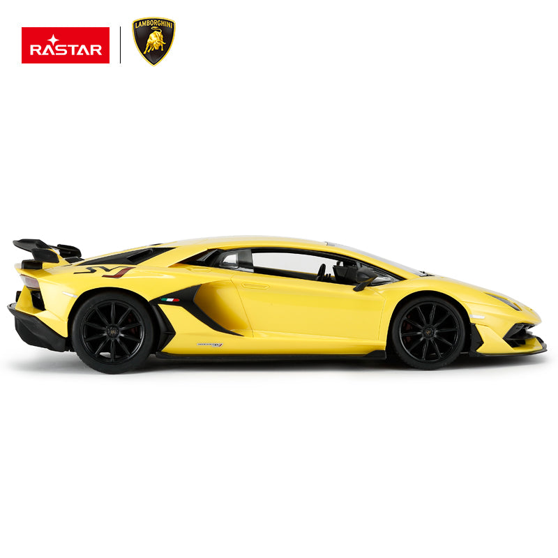 96000 Rastar RC 1:14 Aventador SVJ Kids Remote Control Toy Car - Yellow
