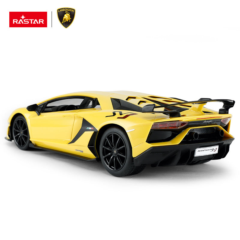 96000 Rastar RC 1:14 Aventador SVJ Kids Remote Control Toy Car - Yellow