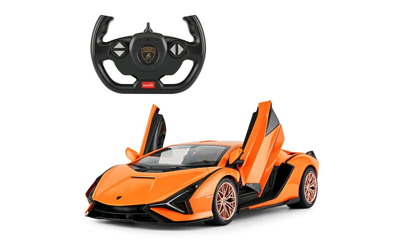 97700 Rastar RC 1:14 Lamborghini Sian Kids Remote Control Toy Car - Orange