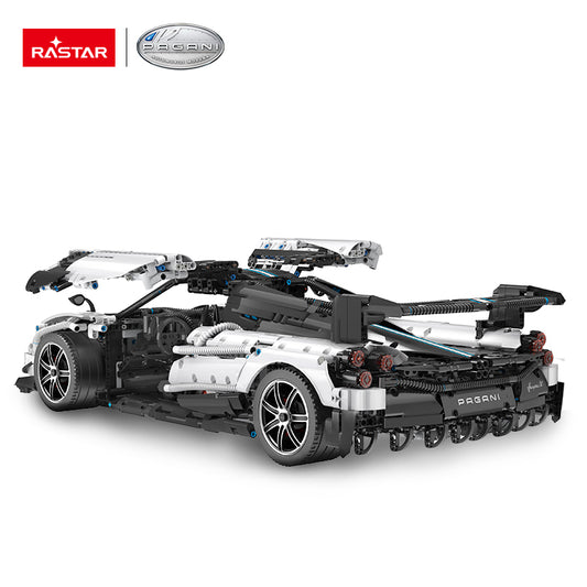97900 Rastar RC 1:8 Pagani Huayra Bricks/Assemble Kids Remote Control Toy Car - White