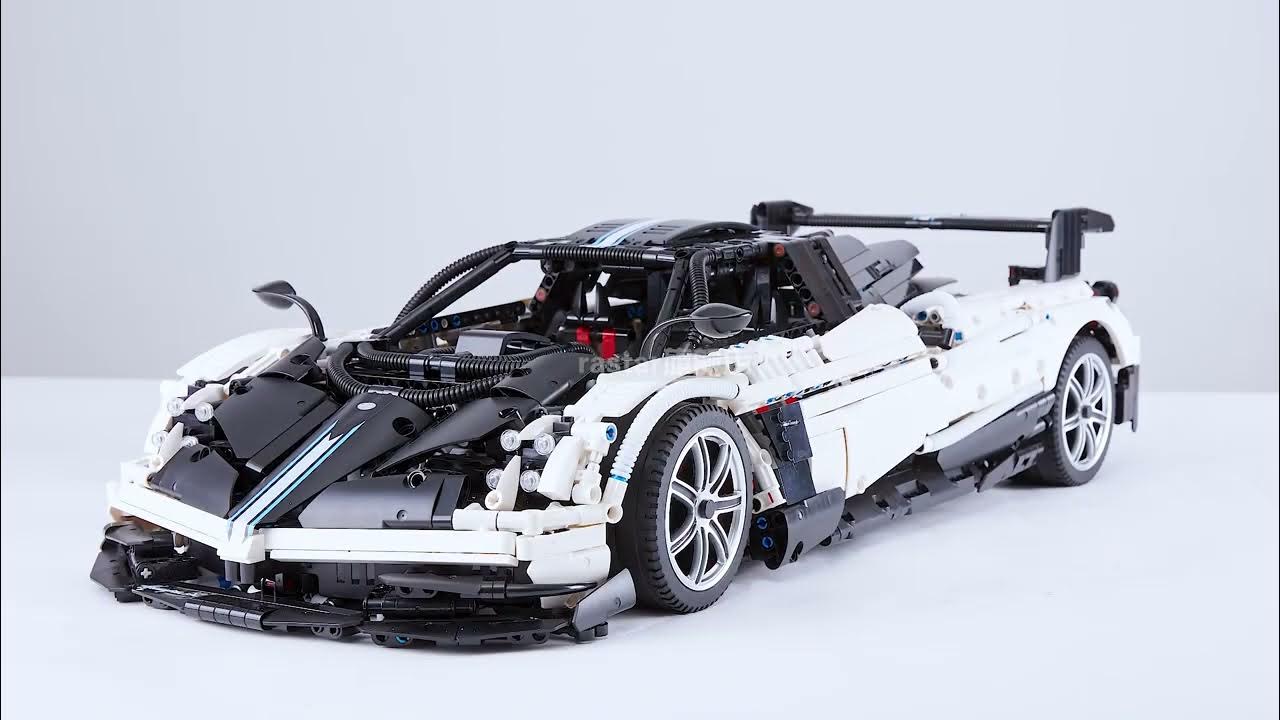 97900 Rastar RC 1:8 Pagani Huayra Bricks/Assemble Kids Remote Control Toy Car - White