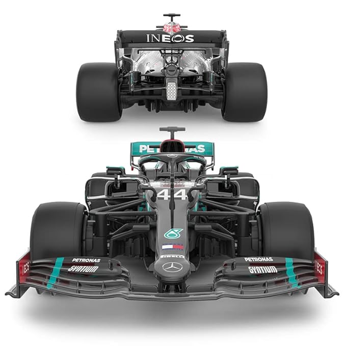 98500 Rastar RC 1:18 Mercedes-AMG F1 W11 EQ Kids Remote Control Toy Car - Black