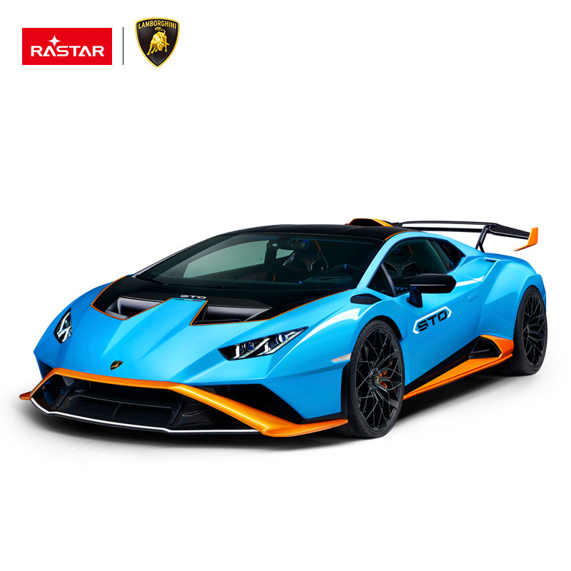 98700 Rastar RC 1:14 Lamborghini Huracan STO Kids Remote Control Toy Car - Blue