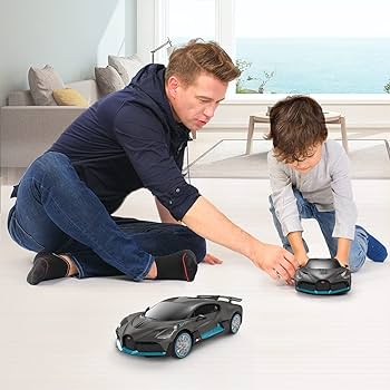 98900 Rastar RC 1:24 Bugatti Divo Kids Remote Control Car - Grey