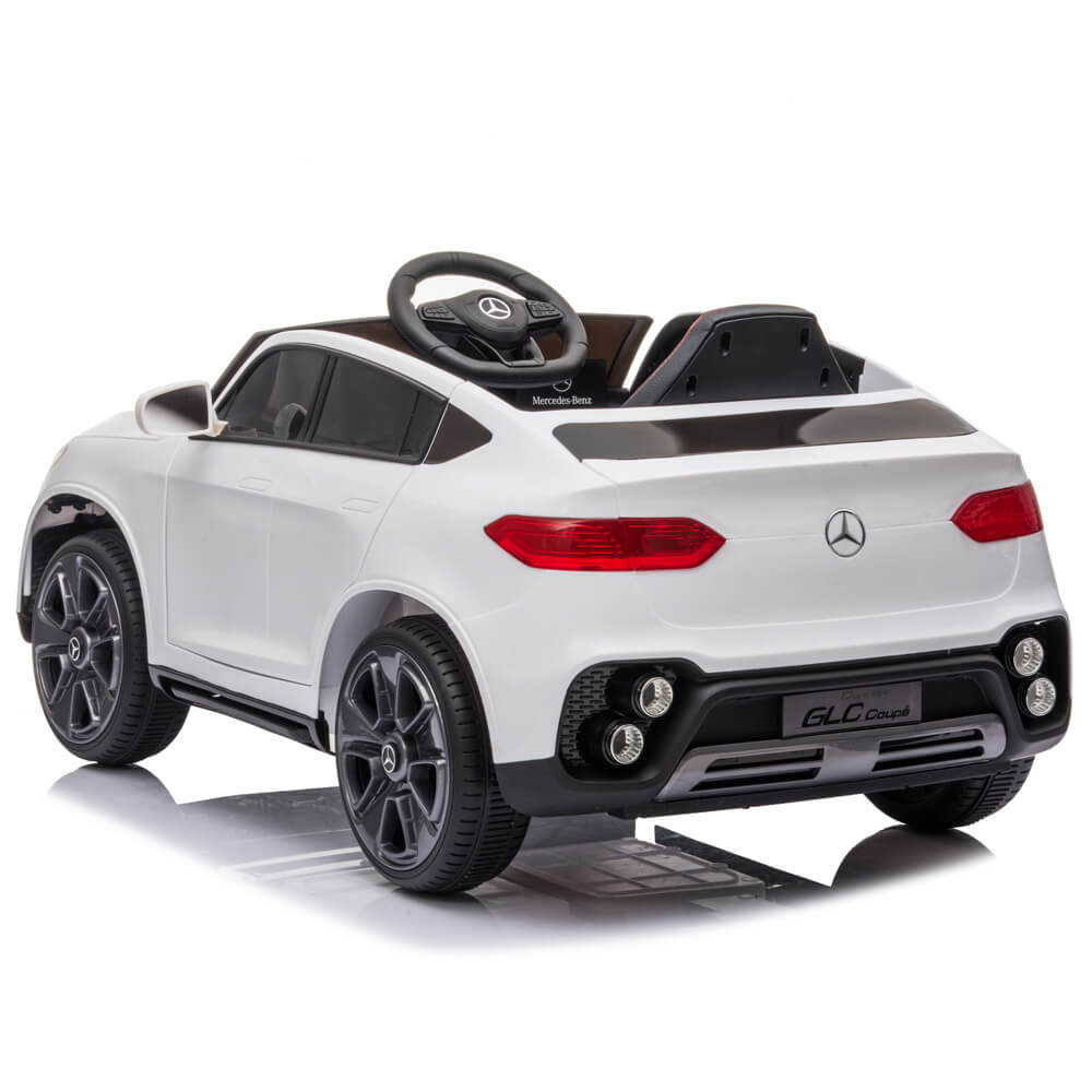Licensed Mercedes Benz GLC 12V Ride on Kids Car with Remote - White