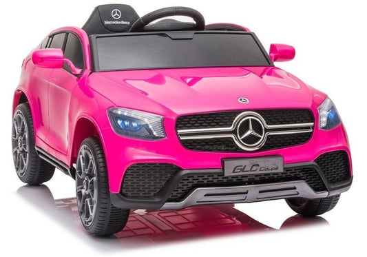 Licensed Mercedes Benz GLC 12V Ride on Kids Car with Remote - Pink