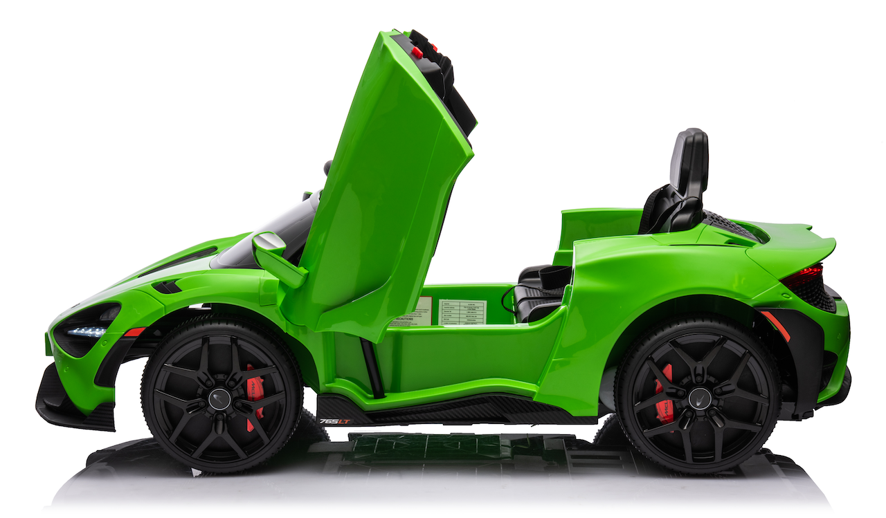 Mclaren 765LT Electric 12V Kids Ride on Toy Car With Remote - Green