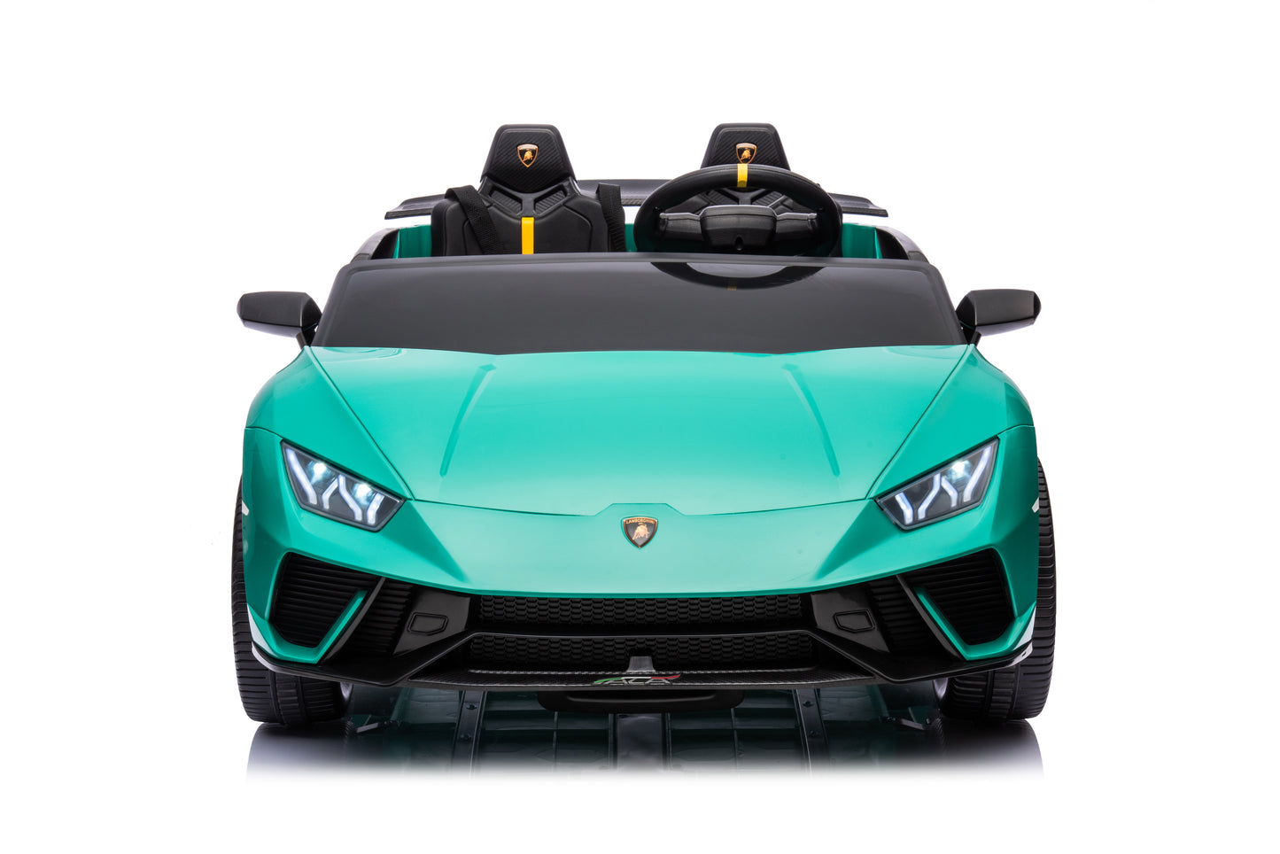 Licensed Lamborghini Huracan 2 Seater 24V Kids Ride on Car Two Seat - Green