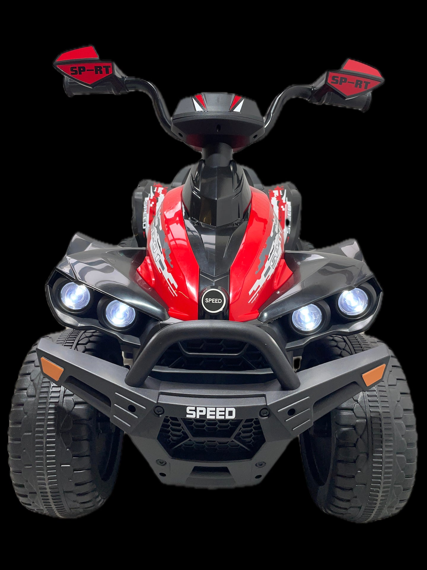 New Predatour ATV 12V Electric Kids Ride on Quad Bike - Red