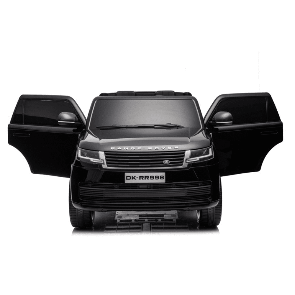 Range Rover Two Seater 24V Kids Ride on Car with Remote & MP4 Screen - Metallic Black