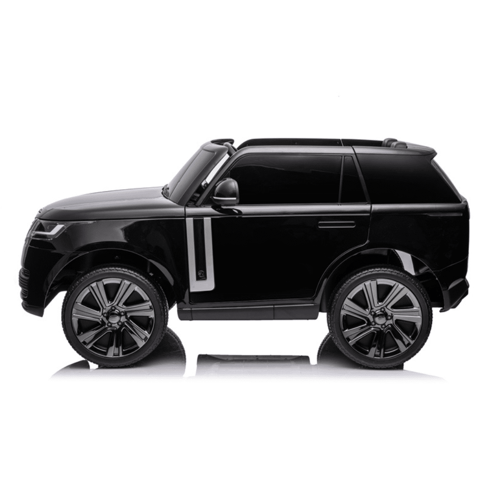 Range Rover Two Seater 24V Kids Ride on Car with Remote & MP4 Screen - Metallic Black