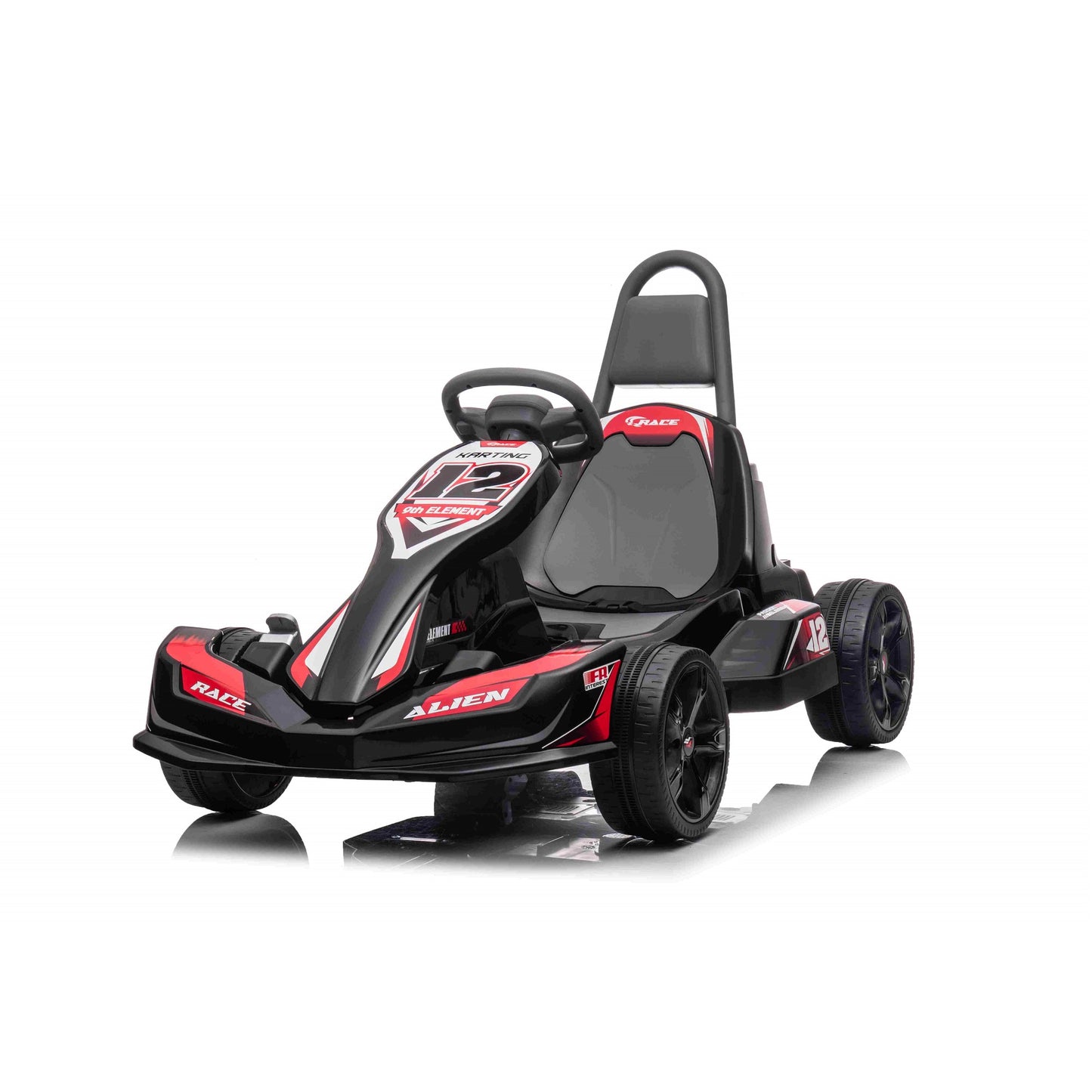 New Predatour 12V Electric Kids Ride on Go Kart with Parent Remote - EVA Wheels