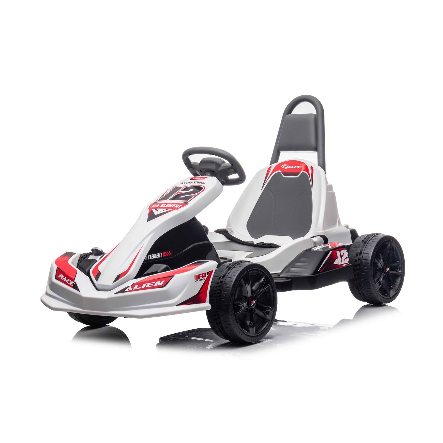 New Predatour 12V Electric Kids Ride on Go Kart with Parent Remote - EVA Wheels