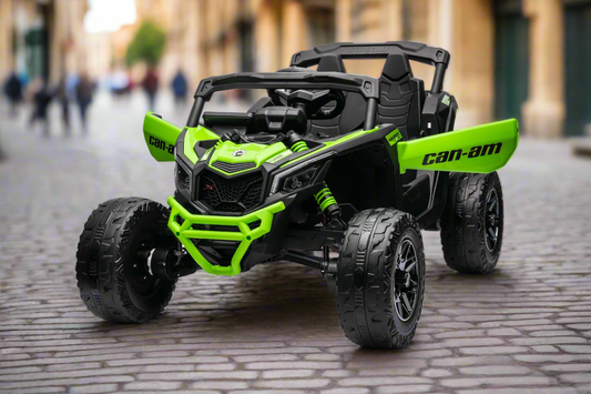 New 24v Kids Ride on Buggy Electric Can Am Maverick UTV with Remote - Green