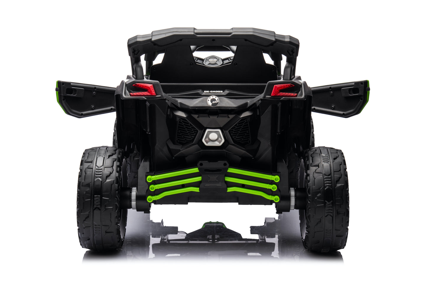 Licensed 24V Can-Am Maverick Kids Electric Ride on UTV Buggy with Remote - Green