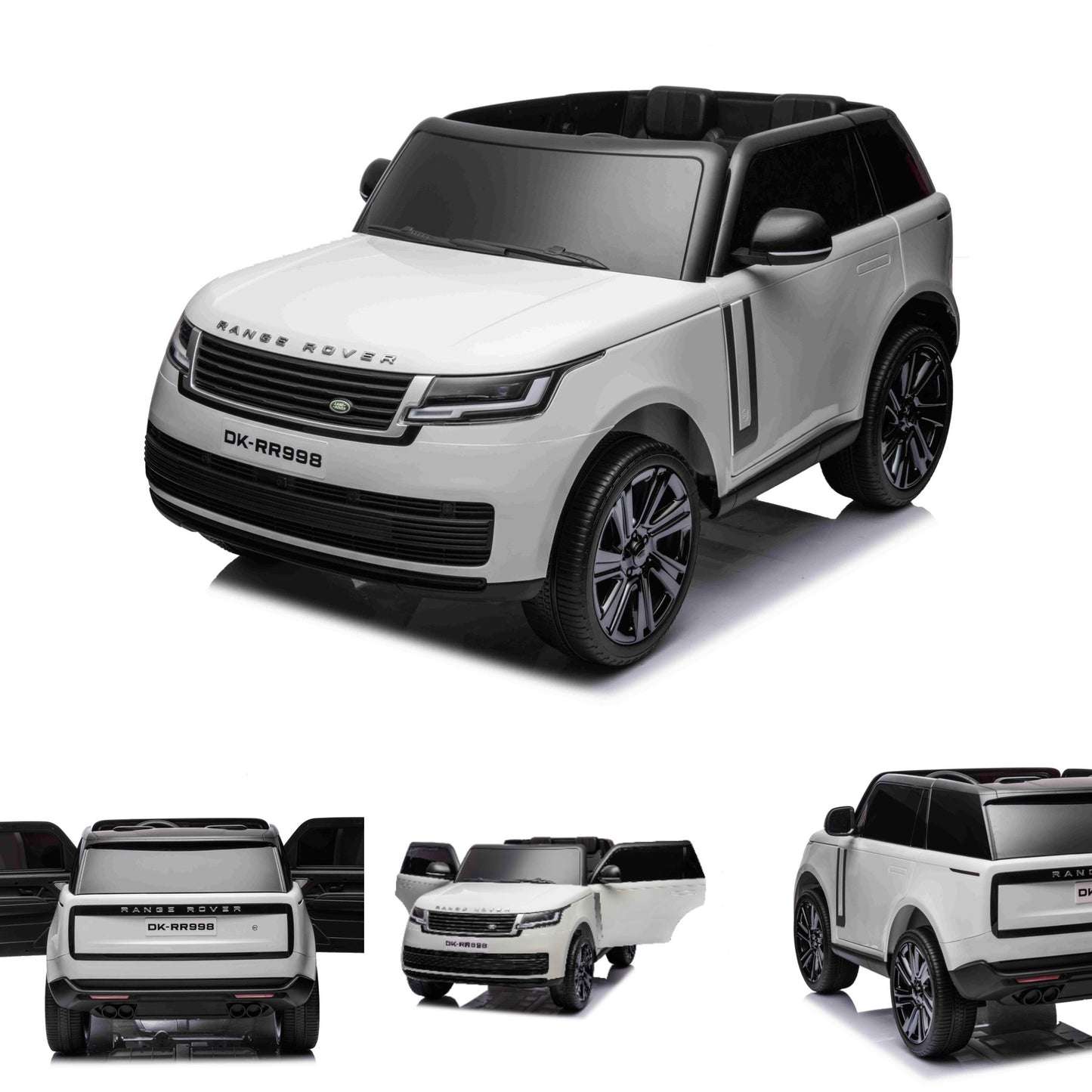 Licensed 2023 Range Rover HSE 2 Seater 24V Kids Ride on Car with Parent Remote - White