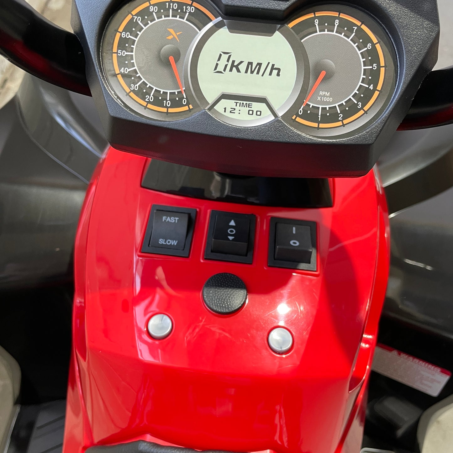 New Predatour ATV 12V Electric Kids Ride on Quad Bike - Red