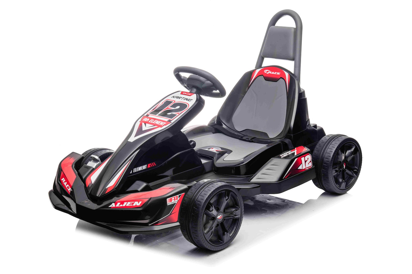 New Predatour 12V Electric Kids Ride on Go Kart with Parent Remote - EVA Wheels