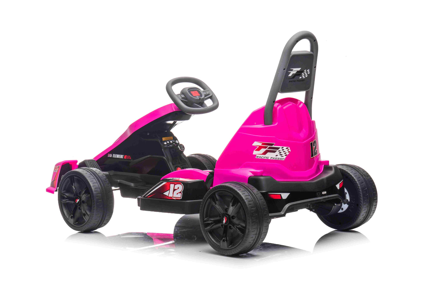 New Predatour 12V Electric Kids Ride on Go Kart with Parent Remote - EVA Wheels