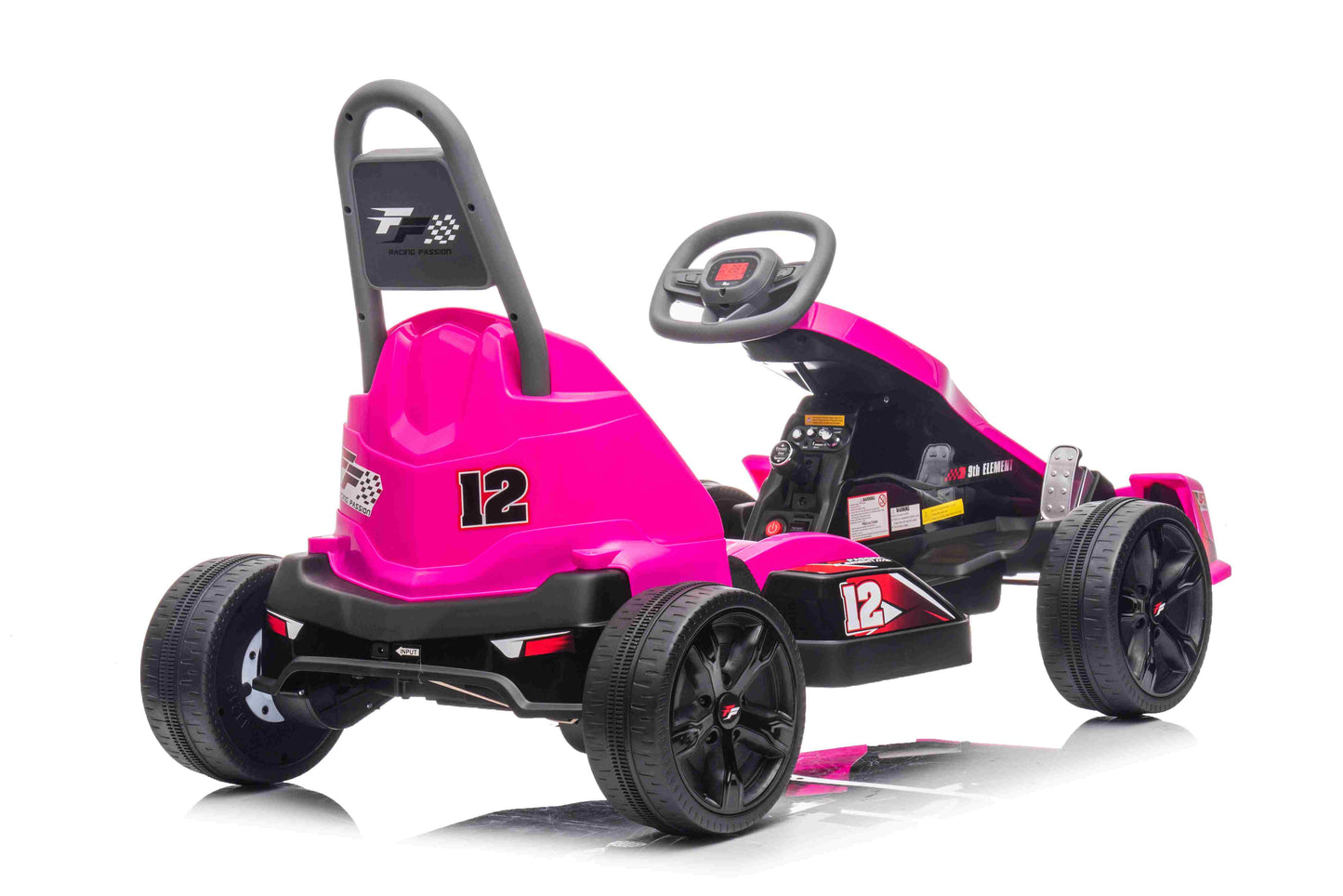 New Predatour 12V Electric Kids Ride on Go Kart with Parent Remote - EVA Wheels