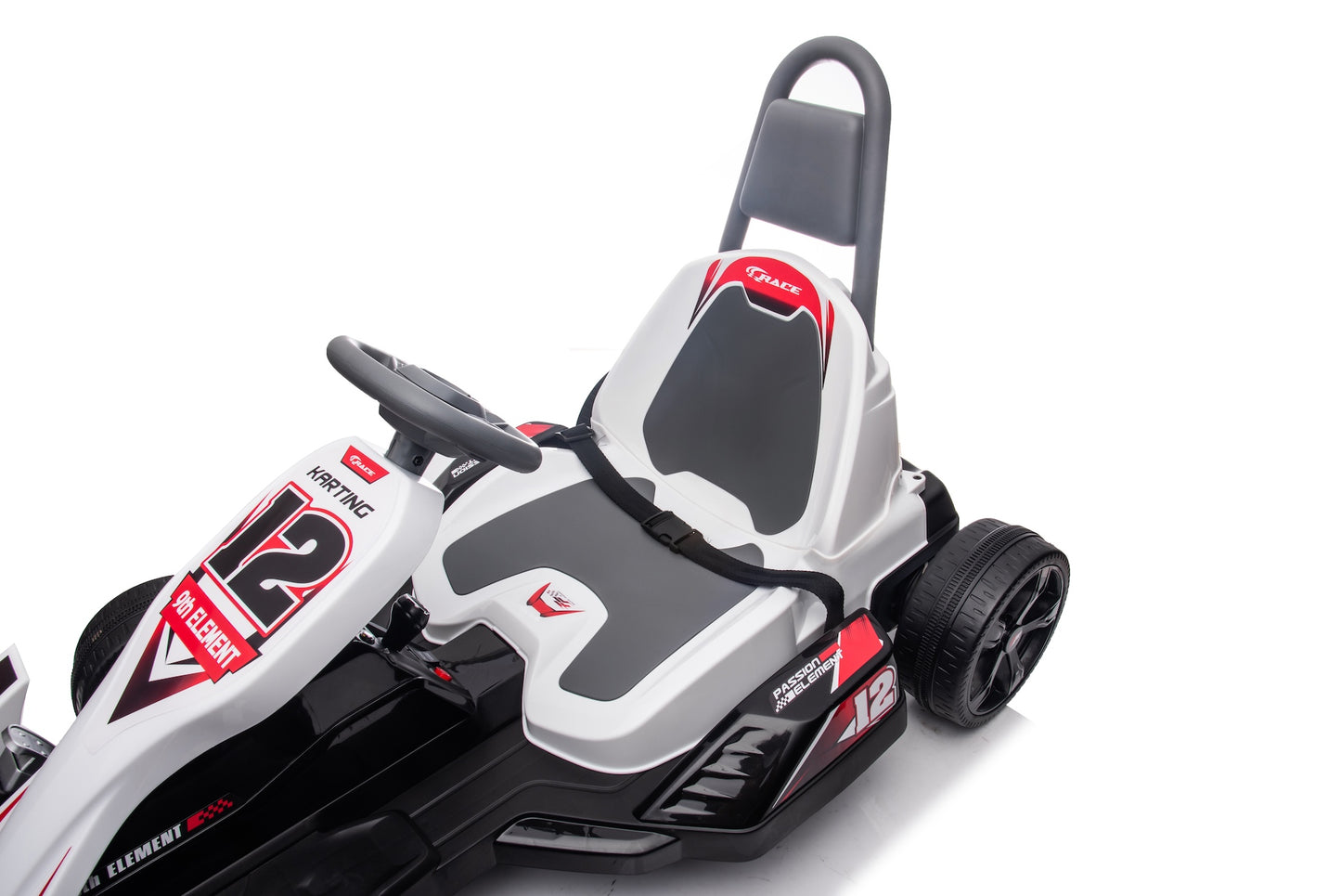 New Predatour 12V Electric Kids Ride on Go Kart with Parent Remote - EVA Wheels