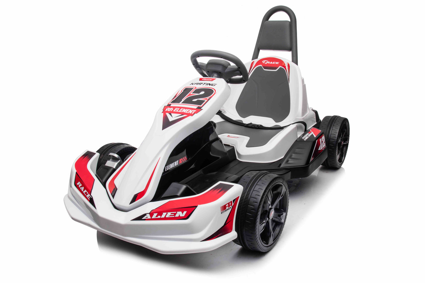 New Predatour 12V Electric Kids Ride on Go Kart with Parent Remote - EVA Wheels