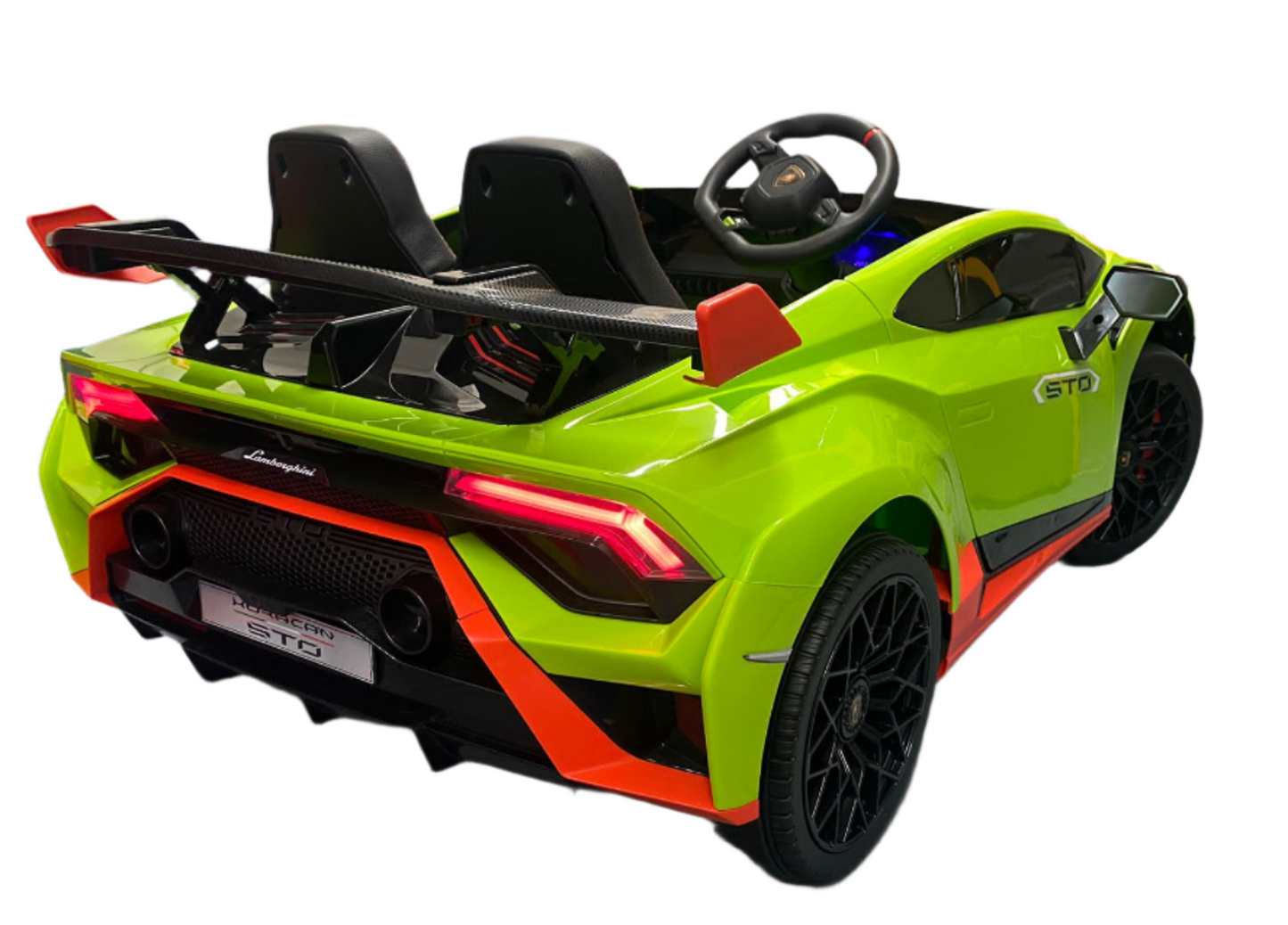 Lamborghini Huracan STO Electric 24V Children Ride on Car With Remote - Green