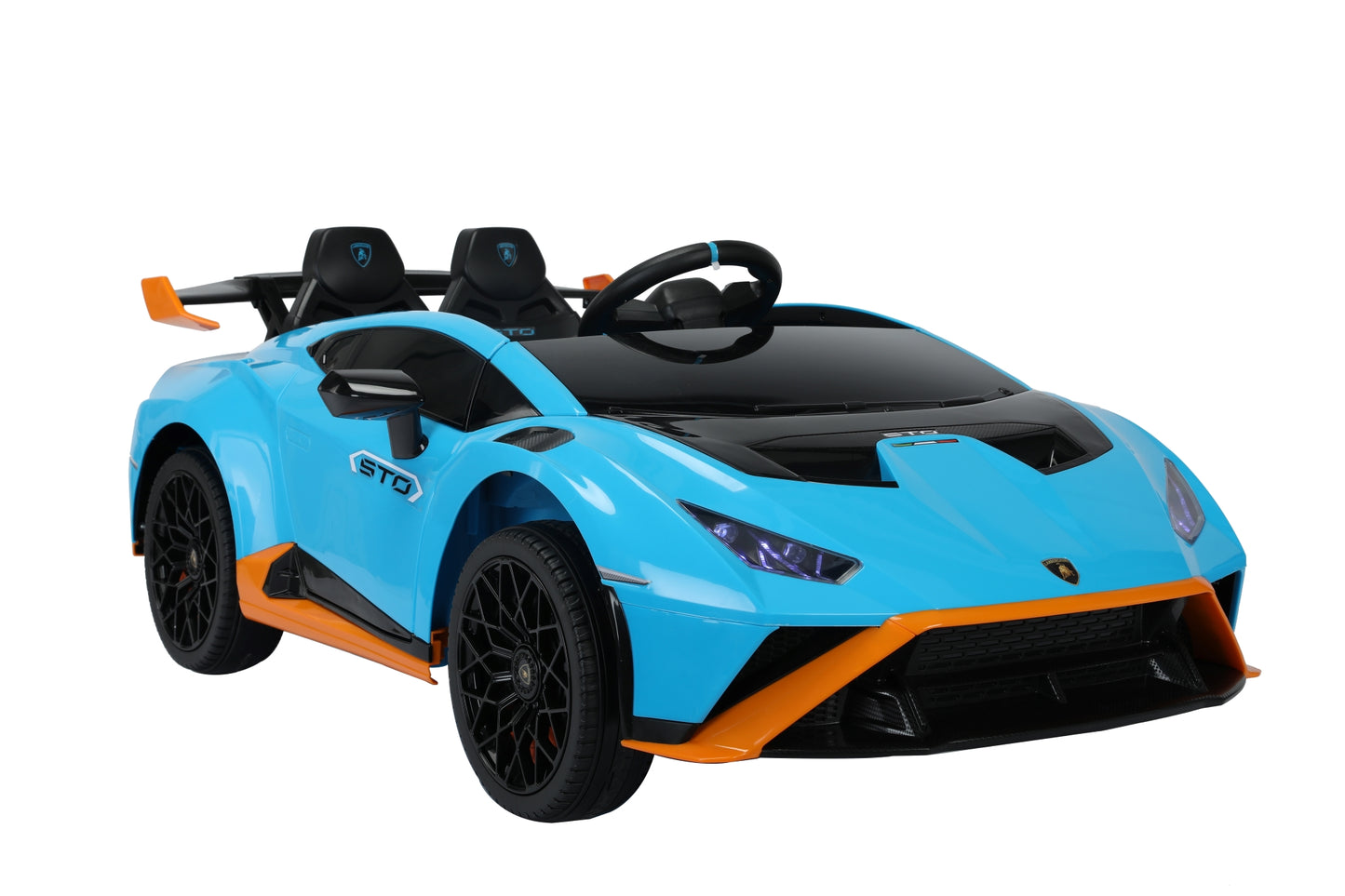 Lamborghini Huracan STO Drift Electric 24V Children Ride on Car With Remote - Blue