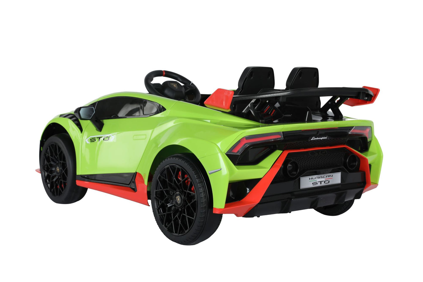 Lamborghini Huracan STO Electric 24V Children Ride on Car With Remote - Green