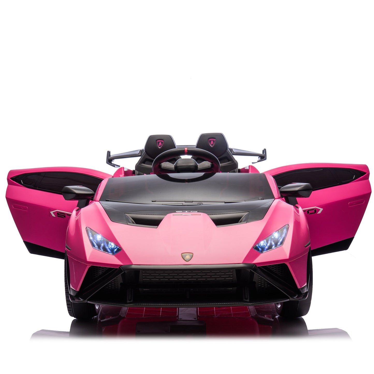 24V Kids Electric Ride on Car With Remote Lamborghini Huracan STO Drift - Pink